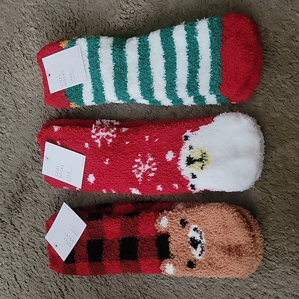 3 pair of cozy socks